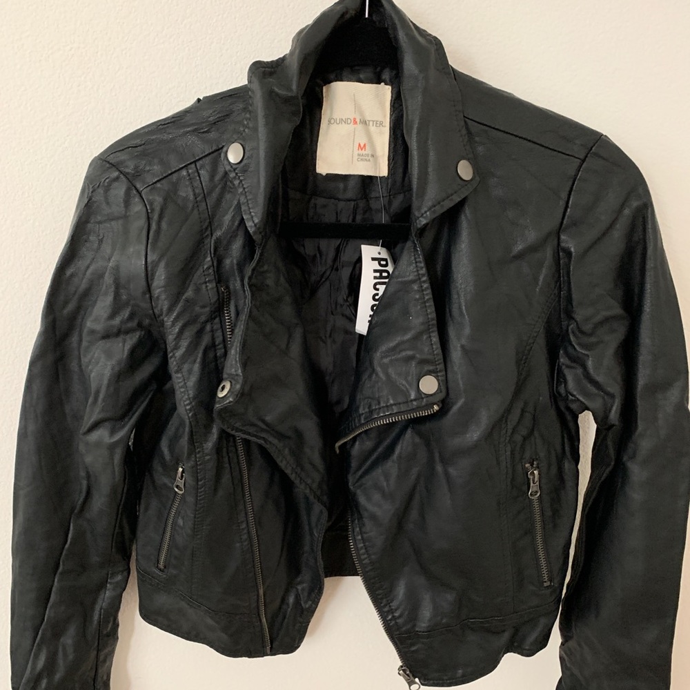 New leather jacket from pacsun